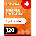 Acne Patches (120 Count) with Tea Tree Oil, Hydrocolloid Pimple Patches for Face - Zit Patch Acne Dots - Cystic Acne Patches Treatment - Pimple Patch