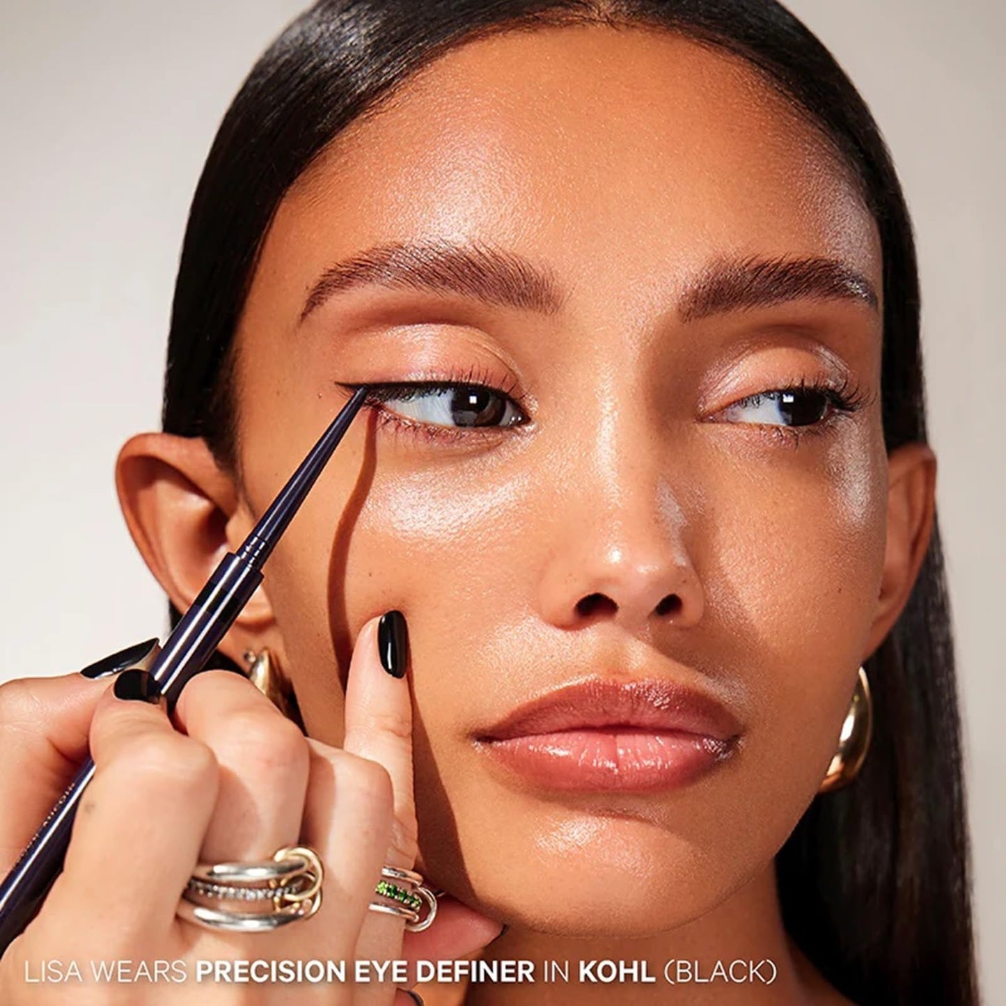 Kevyn Aucoin Precision Eye Definer + brush, black (kohl) color: Eyeliner pencil, self-sharpening, smudge-free. Easy precise application. 12-hour…