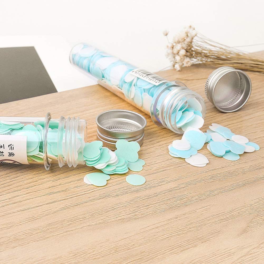 6 Boxes Portable Disposable Paper Soap Confetti Cleaning Washing Hand Bath Toiletry Paper Soap Sheets Petals Soap Flakes with Storage Tube for Kitchen