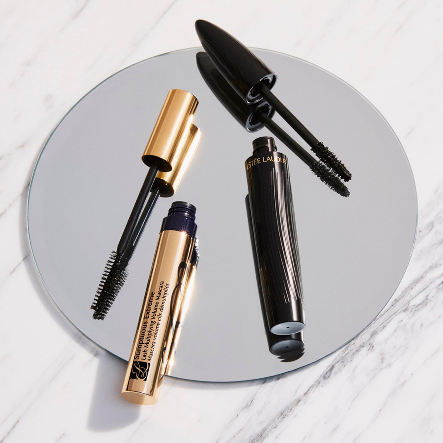 Estée Lauder Sumptuous Extreme Lash Multiplying Volume and Length Mascara | 01 Extreme Black, Travel Size, 0.09 Fl Oz