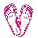 120 Pairs(240 Feets) Disposable Tanning Feet Pads Sunless Airbrush Spray Tent Protect Foot Shaped Spray Tan Sandals