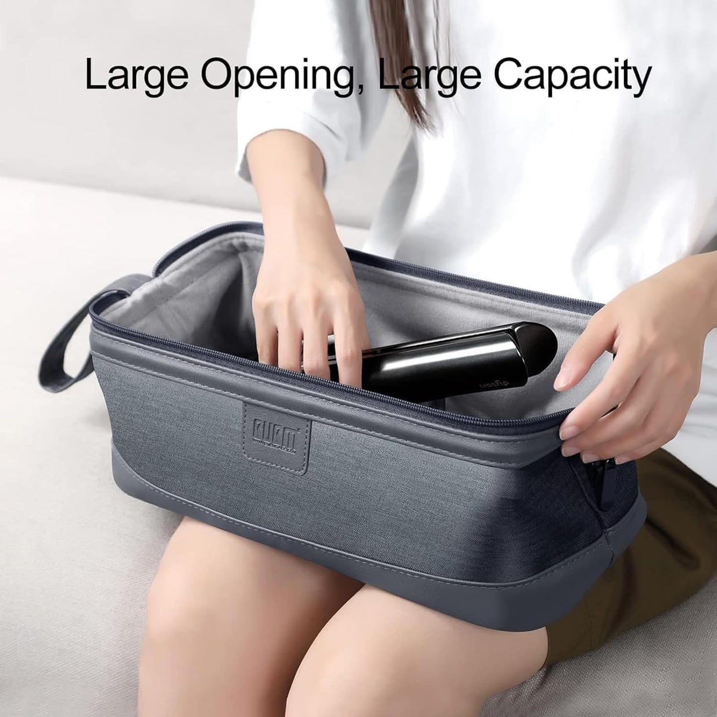 BUBM Travel Case Compatible with Dyson Airwrap Styler/Shark Flexstyle, Portable Carrying Case for Dyson Supersonic Hair Dryer, Shockproof Protection