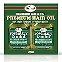 Difeel Rosemary and Mint Premium Hair Oil with Biotin 7.1 Ounce. - Deluxe 2-PC Gift Set