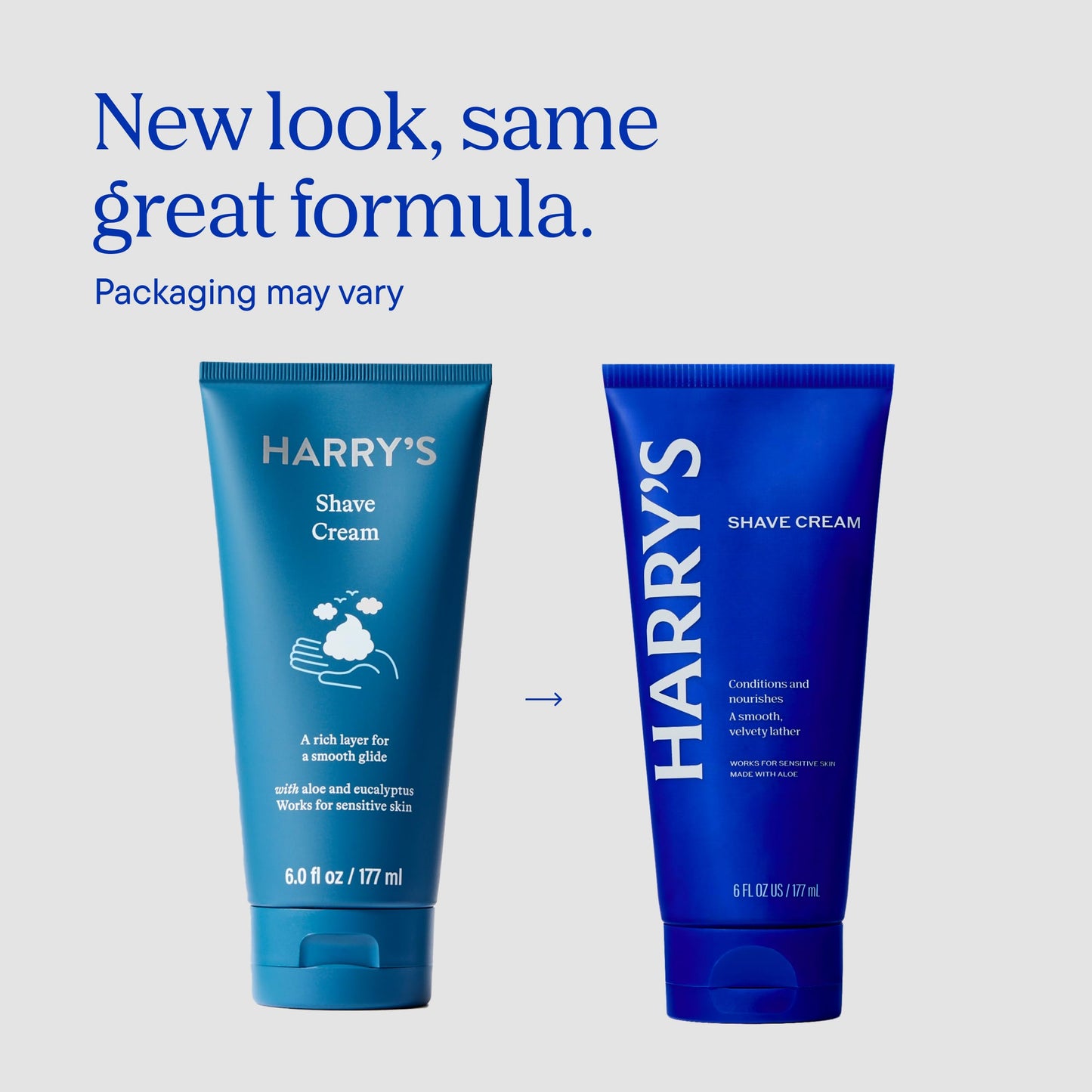 Harry's Shaving Cream for Men with Aloe and Eucalyptus - (2 Pack) 6 oz - Conditions Skin and Softens Facial Hair for Shaving - Safe for Sensitive Skin