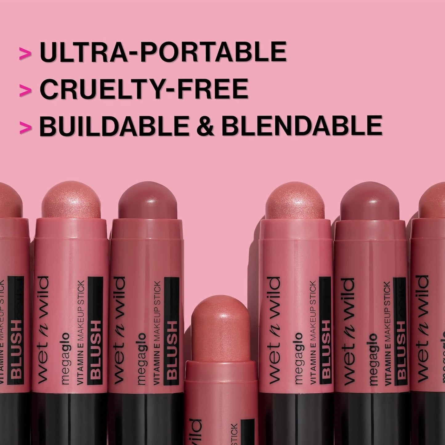 wet n wild MegaGlo Makeup Stick, Buildable Color, Versatile Use, Cruelty-Free & Vegan - Floral Majority (3 Pack)