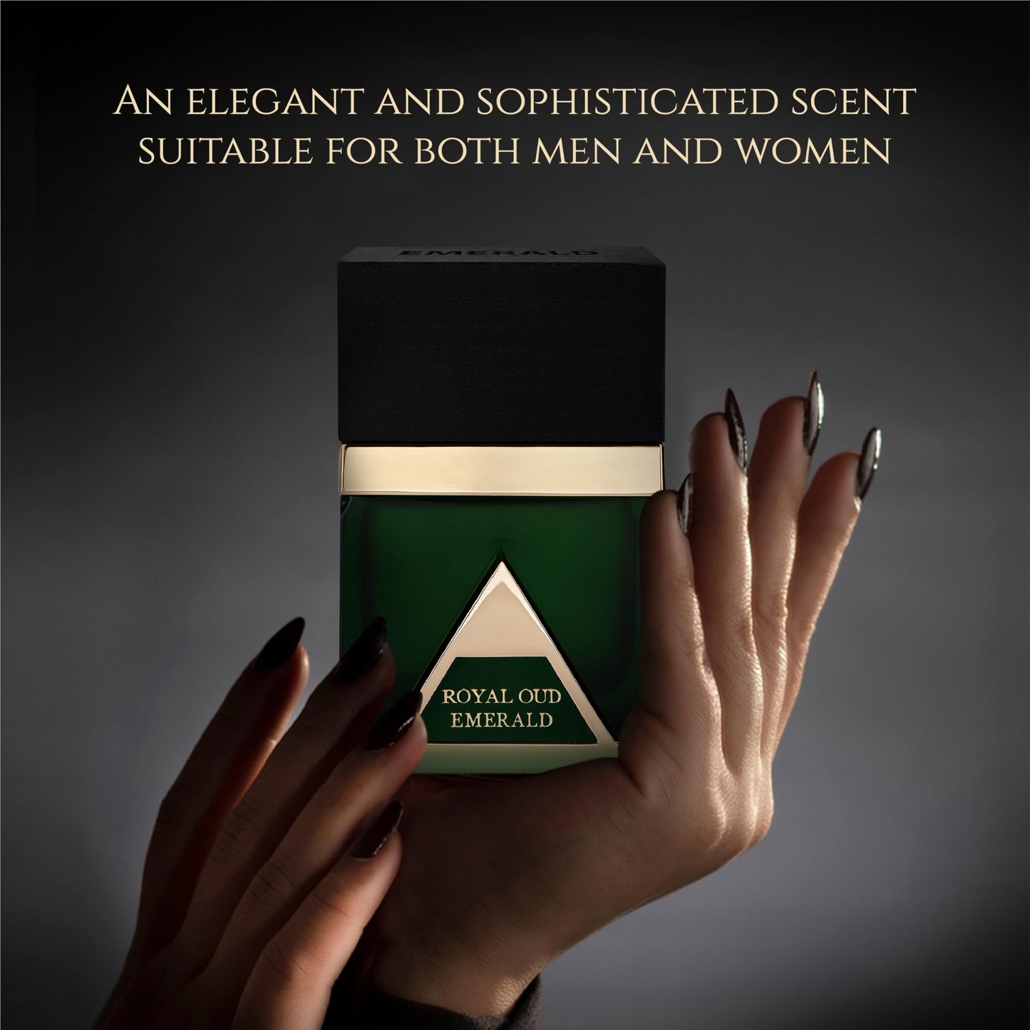 Maison GHandour Royal Oud Emerald | Luxury Perfume for Men and Women | Unisex Perfume with Notes of Cassis, Litchi, and Mandarin Orange | Oud Perfume