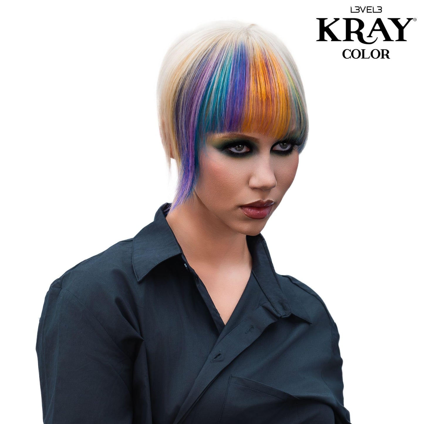 L3 - Level 3 Kray Semi Permanent Hair Color - Semi Permanent Hair Dye with Aloe Vera - Pink