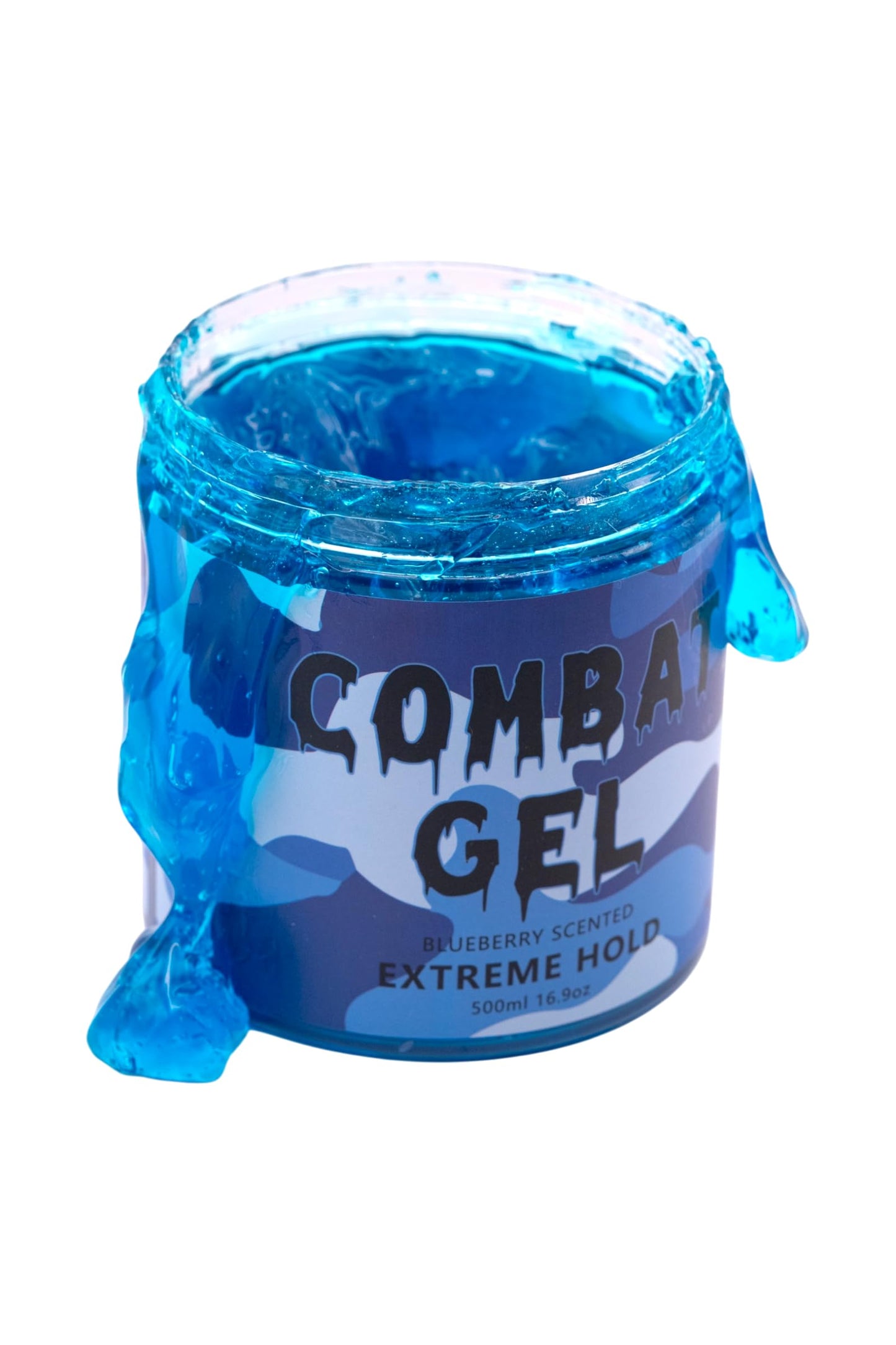 Combat Gel extreme hold hair gel (500 ML, Blueberry) Beauty and Personal Care Combat Gel Default Title