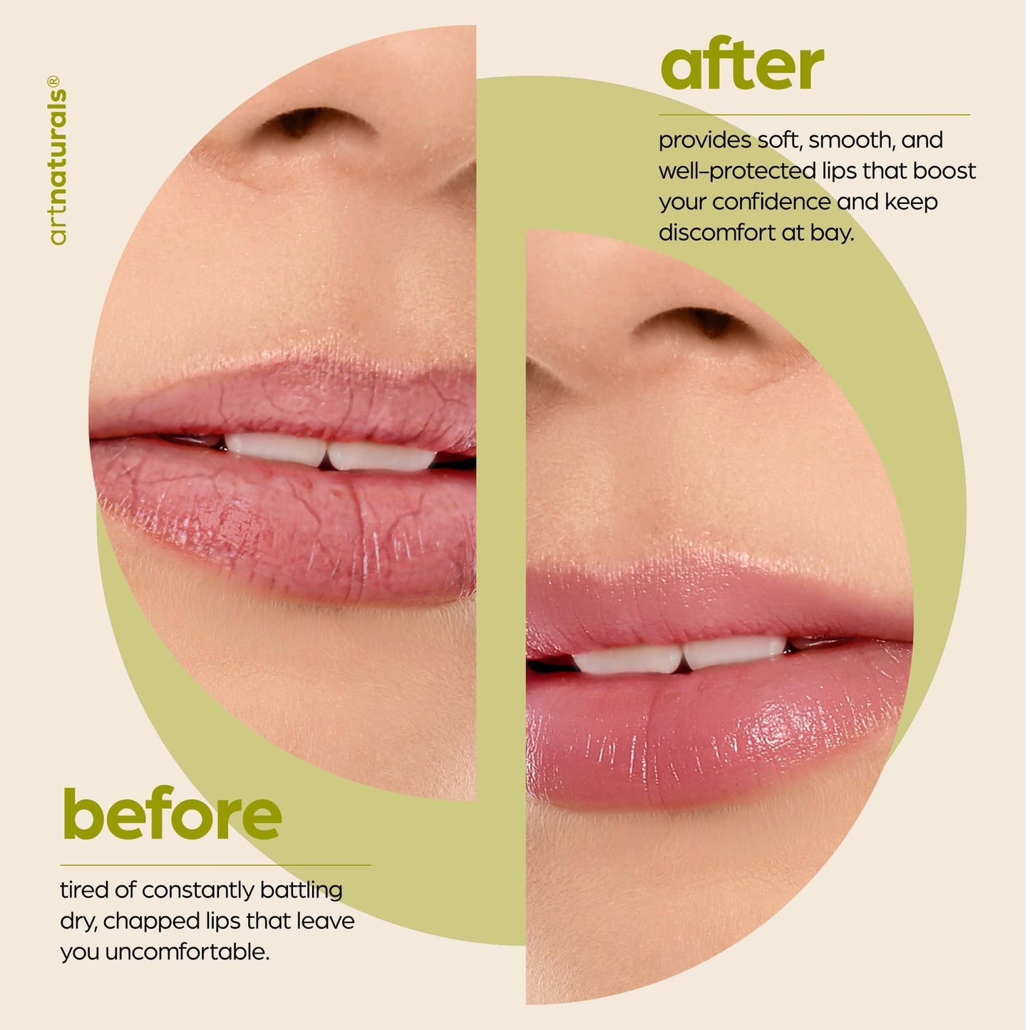 ArtNaturals Organic Beeswax Lip Balm Gift Set - Assorted Flavors with Aloe, Coconut & Jojoba Oils