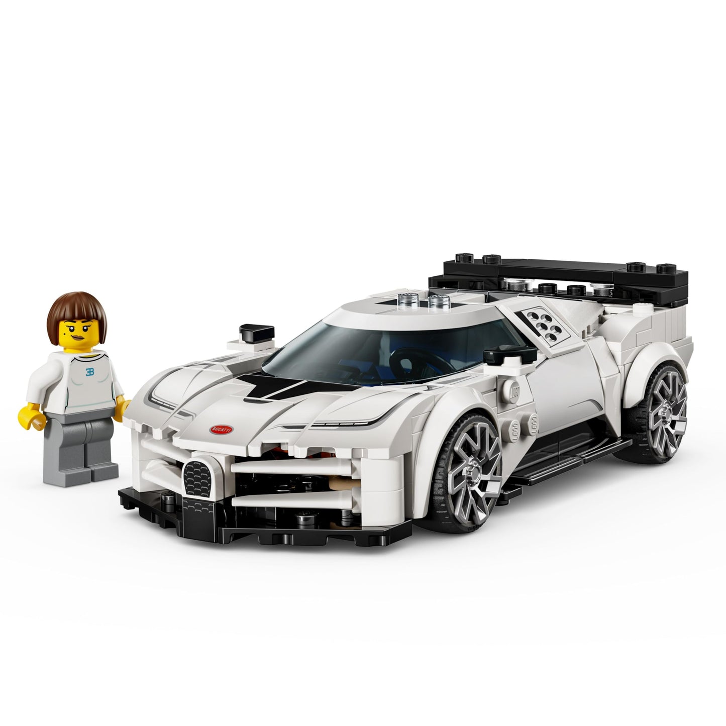 LEGO Speed Champions Bugatti Centodieci 77240 Hypercar Toy, Buildable Model Kit for Kids Ages 9+, Pretend Play Sports Car Gift for Racing Fans