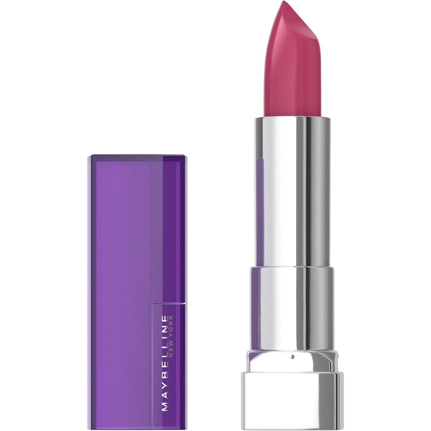 Maybelline Color Sensational Lipstick, Lip Makeup, Cream Finish, Hydrating Lipstick, Nude, Pink, Red, Plum Lip Color, Blissful Berry, 0.15 oz;