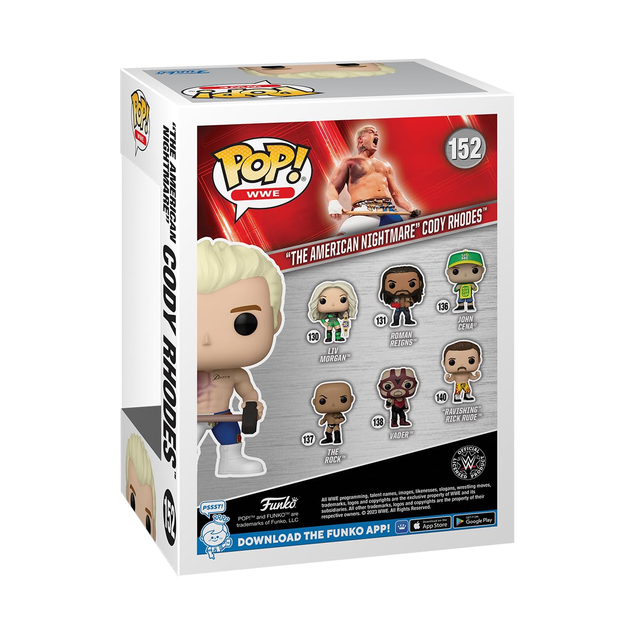 Funko POP! WWE: Cody Rhodes - (Hell in a Cell) - Collectable Vinyl Figure - Gift Idea - Official Merchandise - for Kids & Adults - Sports Fans…