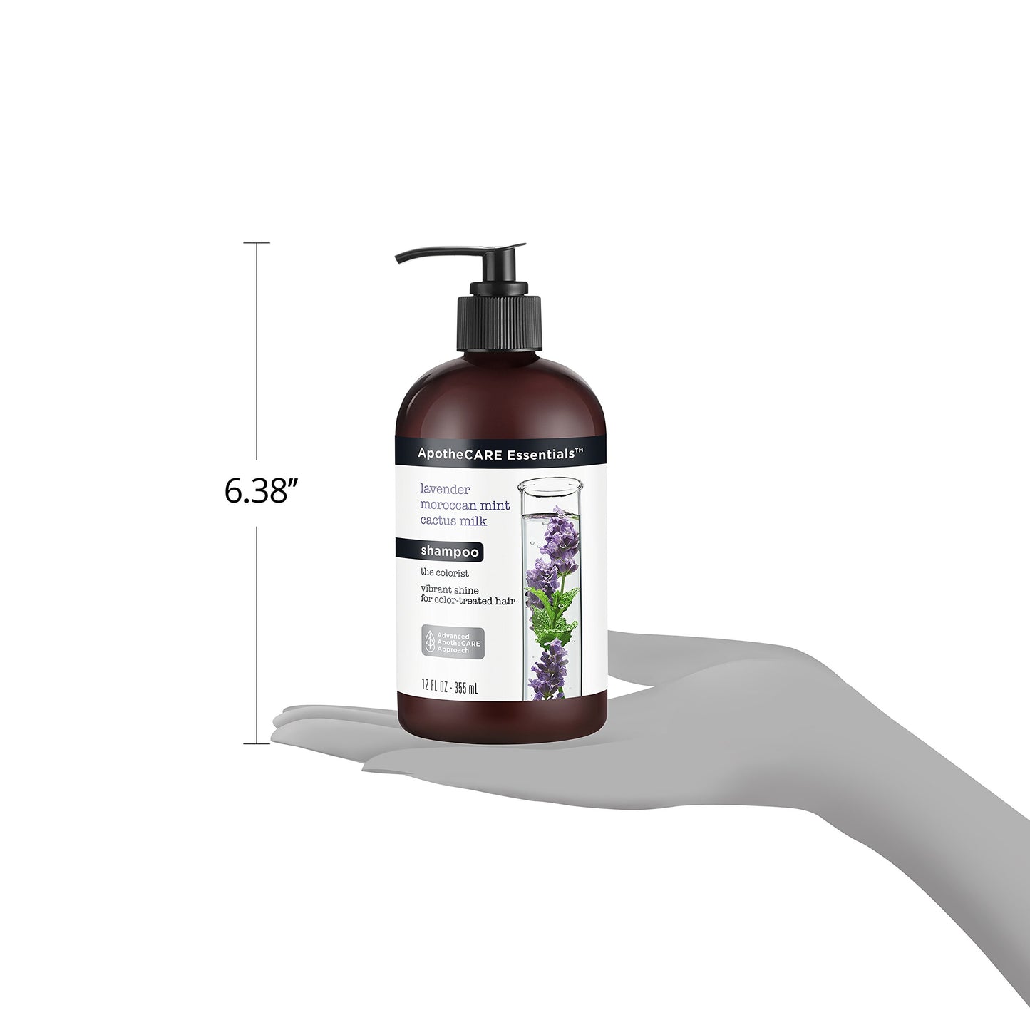 ApotheCARE Essentials The Colorist Shampoo, Lavender, Moroccan Mint, Cactus Milk, 12 oz