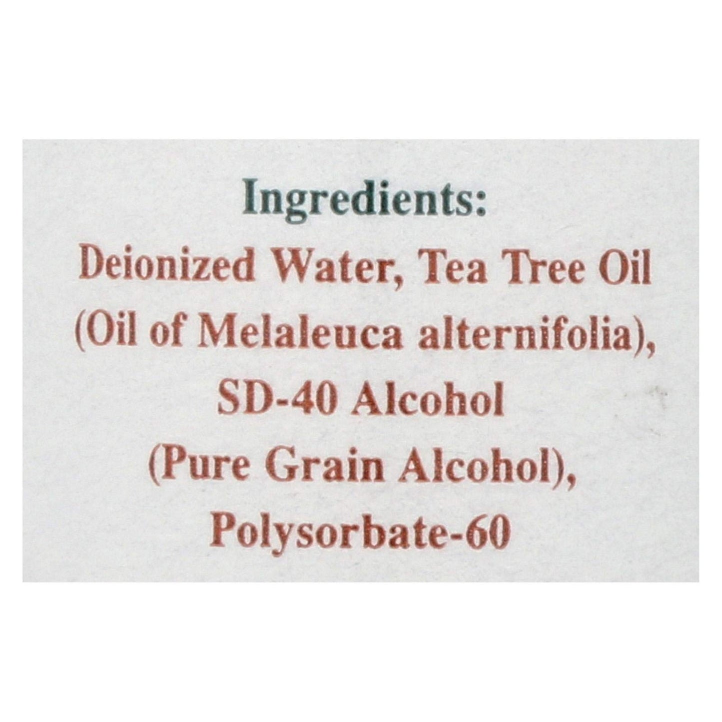 15% Water Soluble Tea Tree Oil