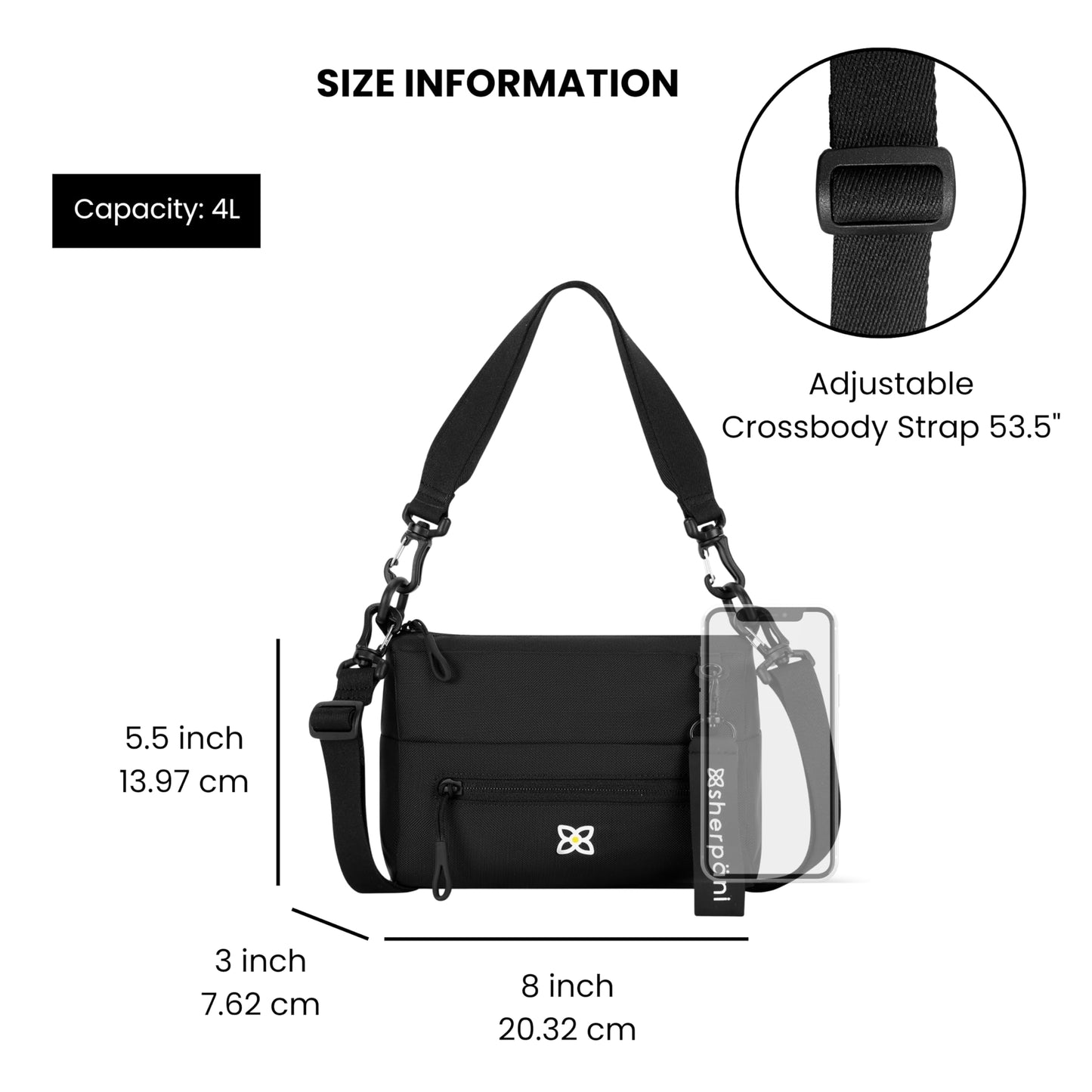 Sherpani Skye, Small Crossbody Purse, Nylon Crossbody Bag, Lightweight Cross Body, Handbags, Travel Purses for Women, Travel Gift, RFID Protection…