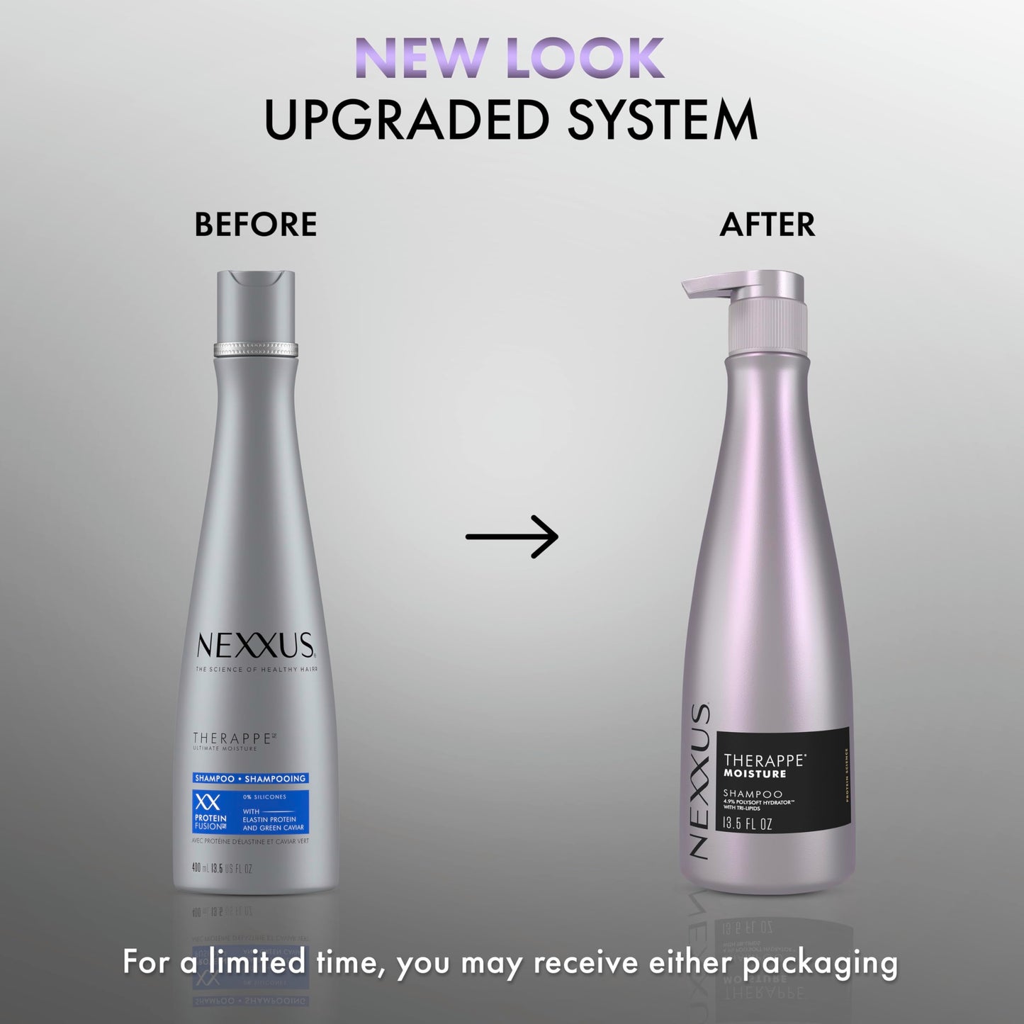 Nexxus Therappe Shampoo Ultimate Moisture For Dry Hair Silicone-Free 13.5 oz