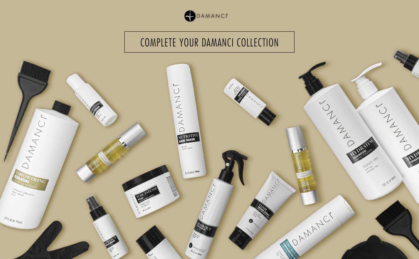 DAMANCI ZerO Keratin Revival Kit, Formaldehyde Free Keratin Hair Treatment, Tratamiento Para el Cabello, Keratina Organica sin Formol y Mascarilla
