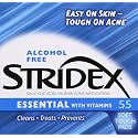 Stri-Dex Daily Care Essential With Vitamins Pads 55 Each (Pack of 12)