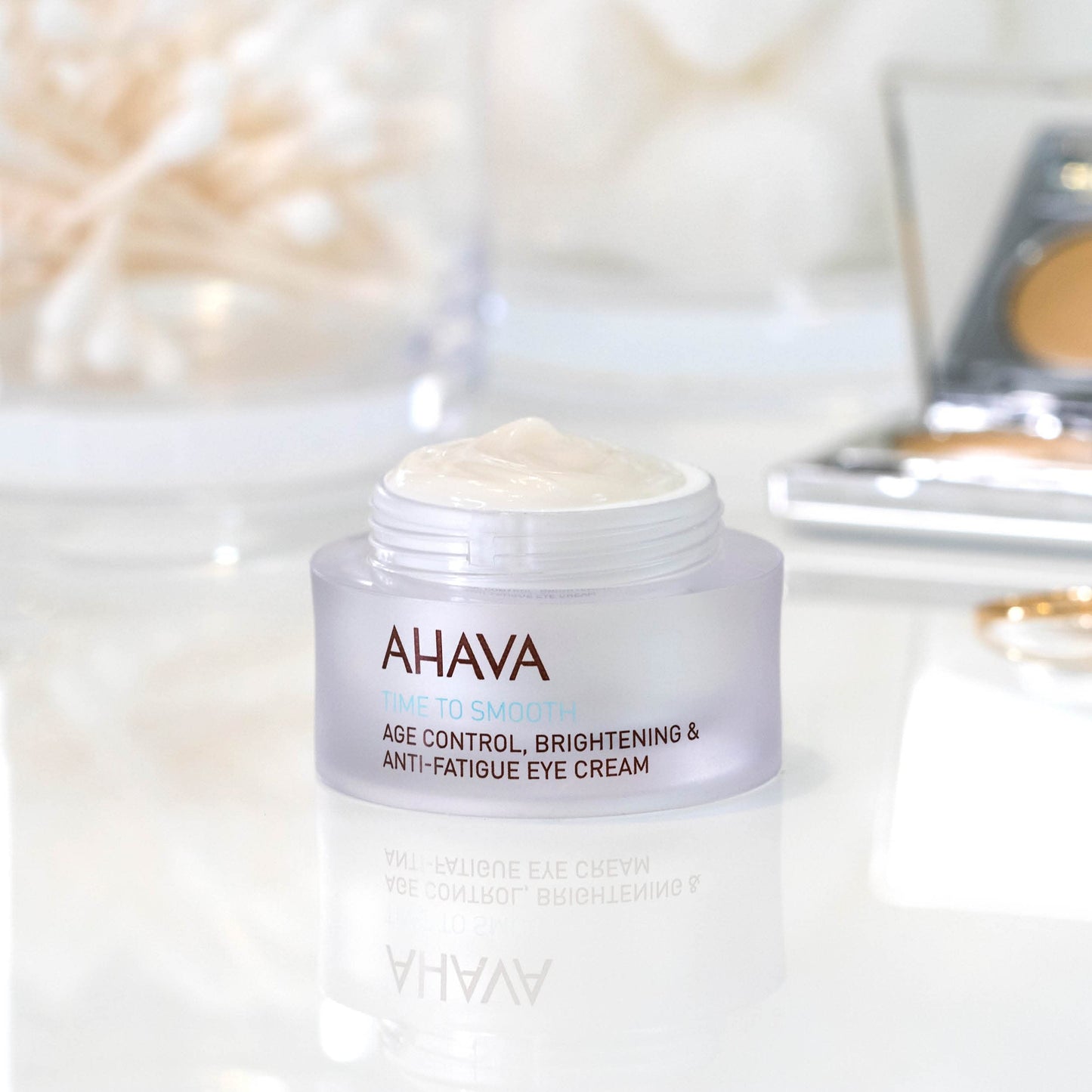 AHAVA Brightening Eye Cream- Brightens Dark Circles, Reduce Wrinkles, enriched with Exclusive Osmoter & 3D Complex of anti-aging Dunaliella Algea, 0.5