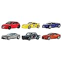 Hot Wheels European Car Culture Multipack - 6 Toy Cars in 1:64 Scale Tribute to The European Automotive Industry, Gift for Children from 3 Years…