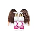 Curl Defining Shampoo and Conditioner Set, Hydrating & Nourishing Shampoo & Conditioner for Curly Hair, Enhances Bounce & Anti Frizz Repair Dry Hairs