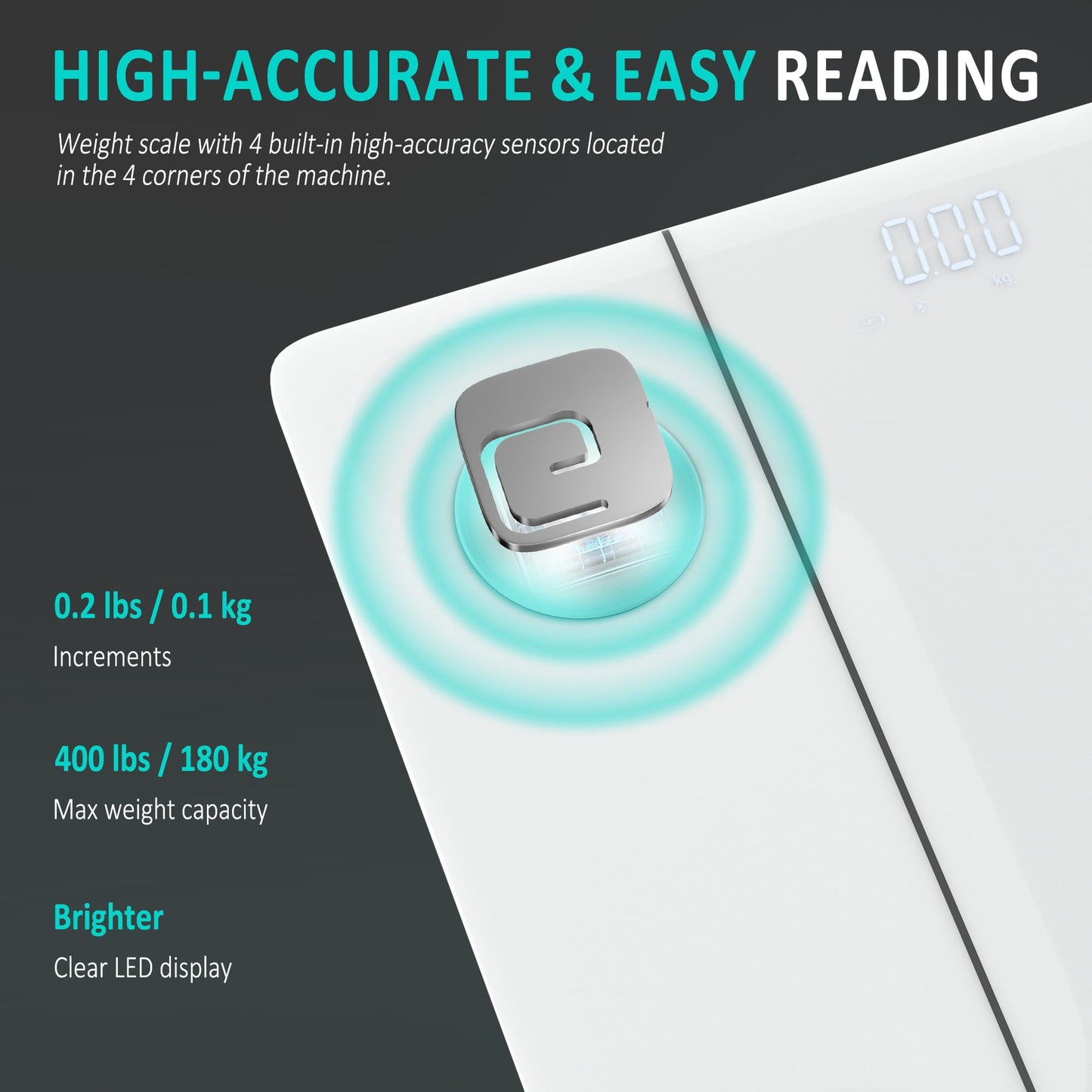 BalanceFrom Scale For Body Weight Digital Bathroom Scales Highly Accurate For People, Most Accurate Batteries Weighing Machine With LED Display…