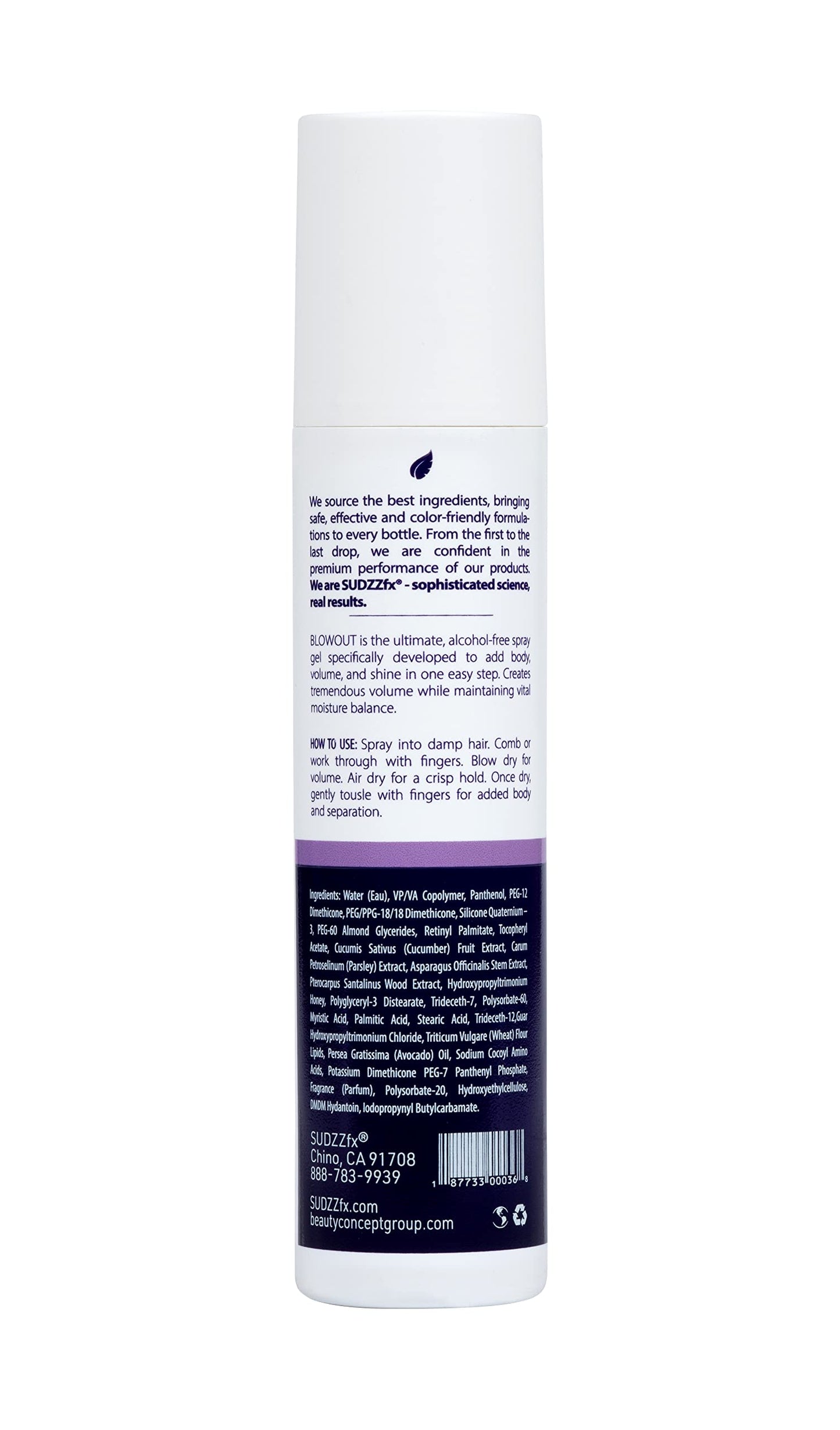 SUDZZFX LIFT Volumizing Gel, 8.5 Fl Oz (Formerly Zephyr) - Spray for Fine Hair Shine & Medium Hold - Thickening Formula for Men & Women