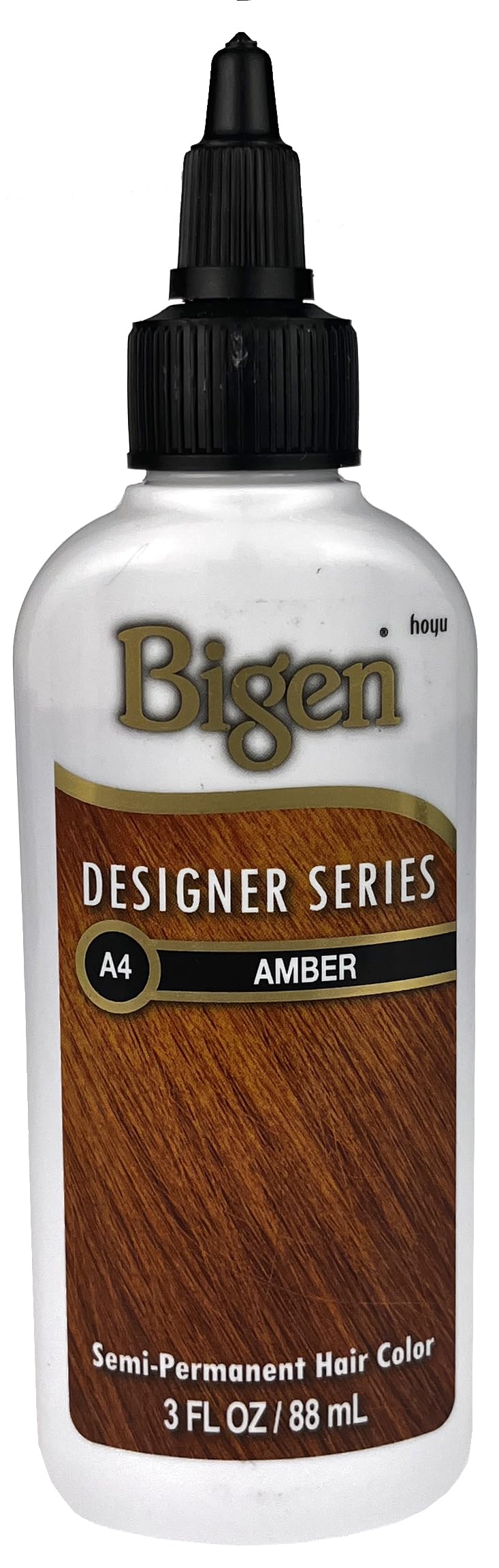 Bigen Semi Permanent Hair Color #A4 Amber, 3 oz (Packs of 2)