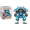 Funko - Overwatch-D.Va & Mech Exclusive (Blueberry) Figurine, Multicoloured, 29161
