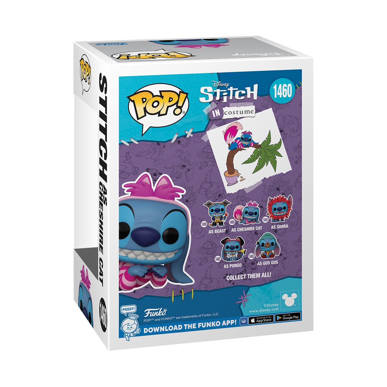 Funko Pop! Disney: Stitch in Costume - Alice in Wonderland, Stitch as Cheshire Cat