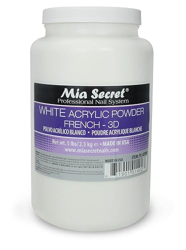 Mia Secret White Acrylic Powder (5LBS) Beauty & Personal Care Mia Secret