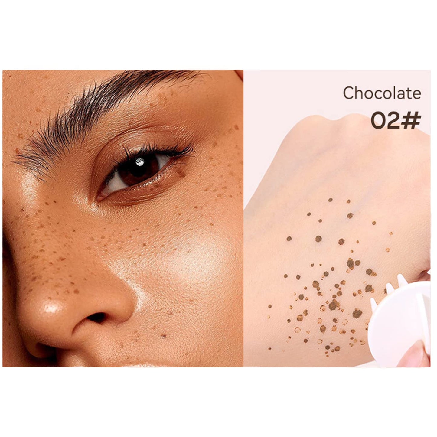 WALULAN Freckle Pencil Sweatproof Waterproof Long Lasting Small Freckle Stamp Airbrush Foundation Spot