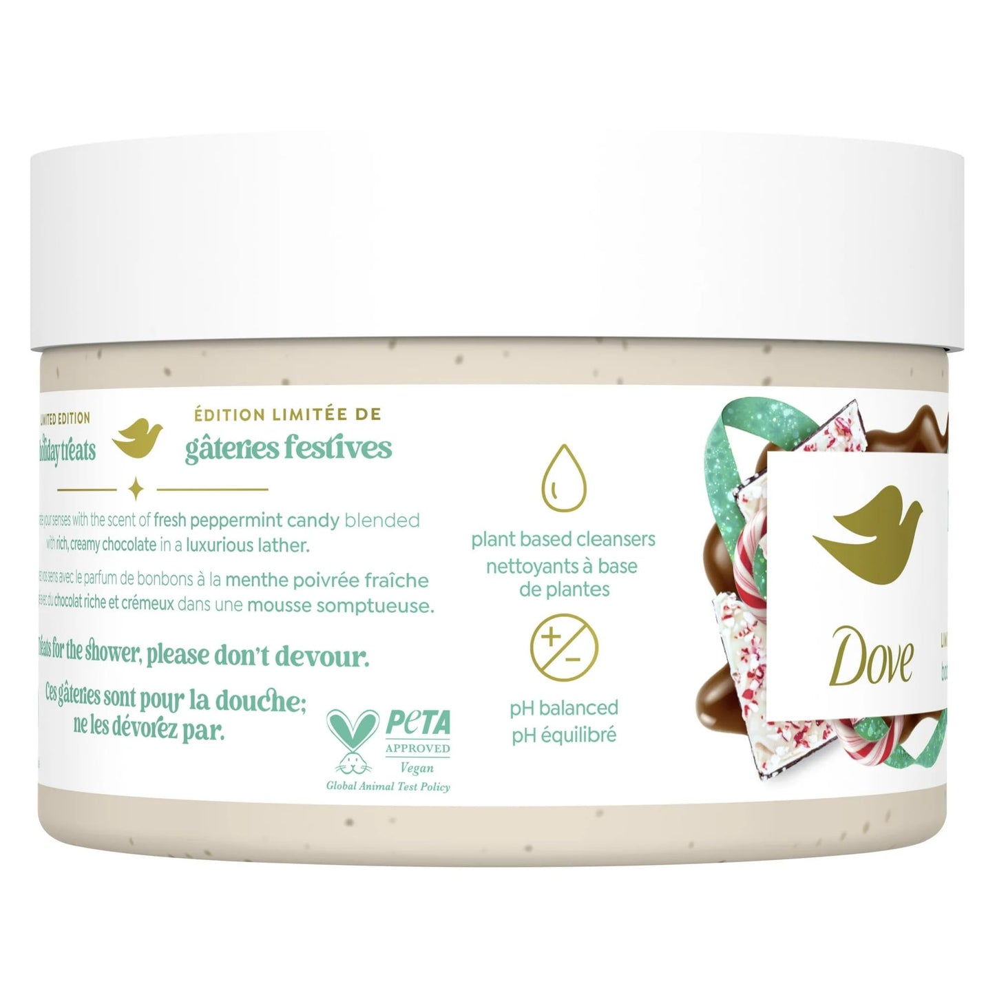 Dove Exfoliating Body Scrub for Women Peppermint Bark, 10.5 oz Beauty & Personal Care Dove