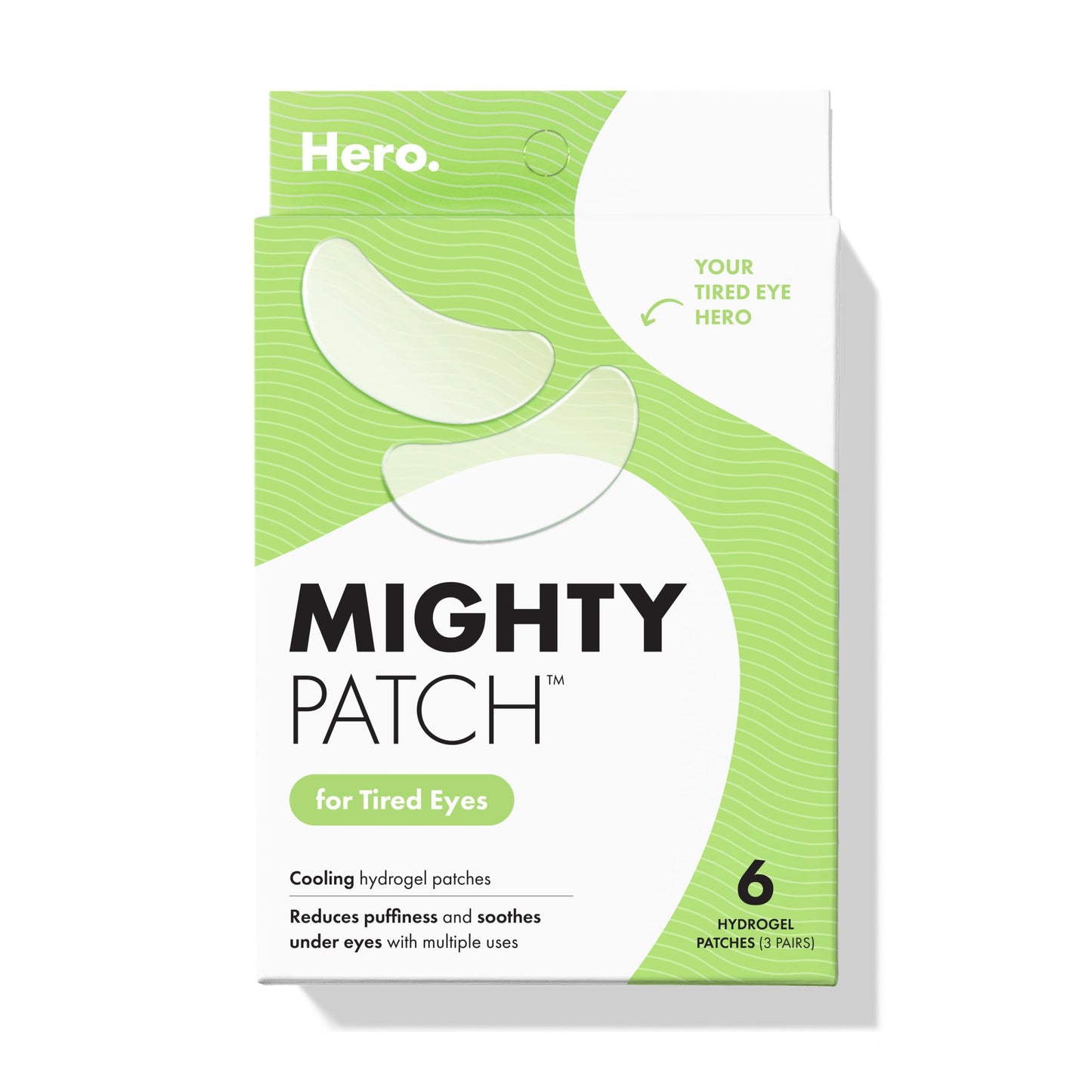 HERO COSMETICS Mighty Patch for Tired Eyes Patches, 6 Count Beauty and Personal Care Mighty Patch