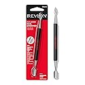 Revlon Expert Dual-Ended Nail Groomer, Stainless Steel Manicure Tool, Clean Under Fingernails and Lift Cuticles, 1 Count