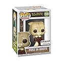 Funko Pop! Movies: DreamWorks 30th Anniversary - Shrek, Puss in Boots Brown, Amazon Exclusive