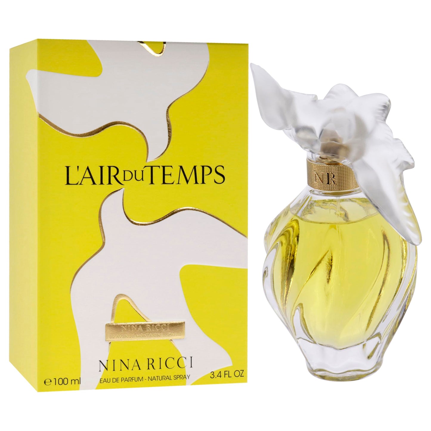Nina Ricci L'Air Du Temps Eau De Parfum Spray, 3.4 Ounce