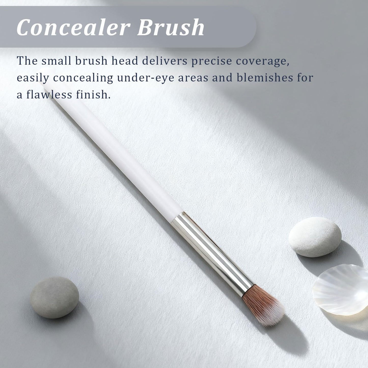 Blending Eye Brush - Professional Eyeshadow & Eyeliner Brush for Seamless Blending and Natural Finish, Vegan & Cruelty-Free Synthetic Bristles