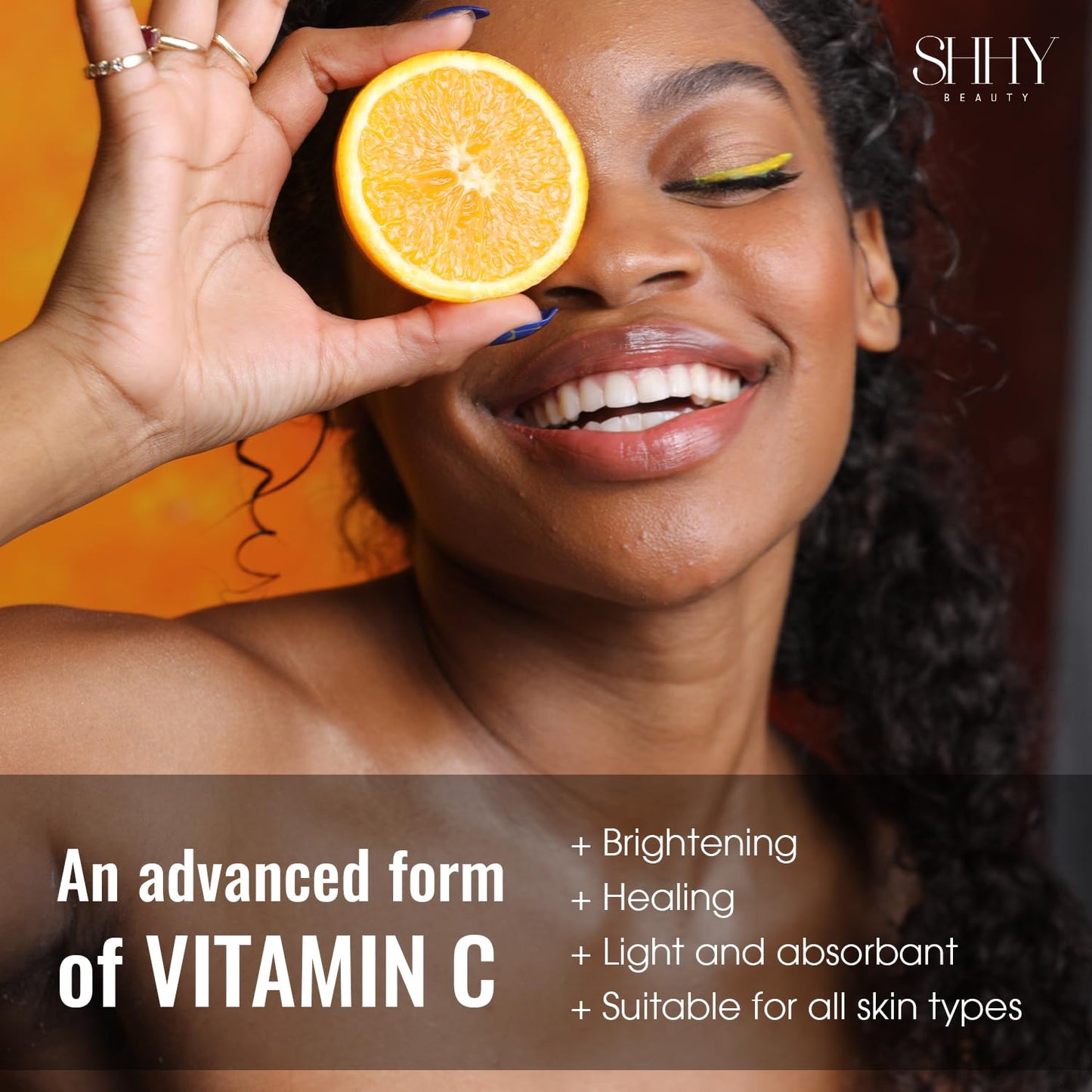 Shhy Beauty THIRST Brightening Vitamin C Serum, For Radiant even tone Skin, taget dark spots, hyperpigmentation, and hydration for all Genders