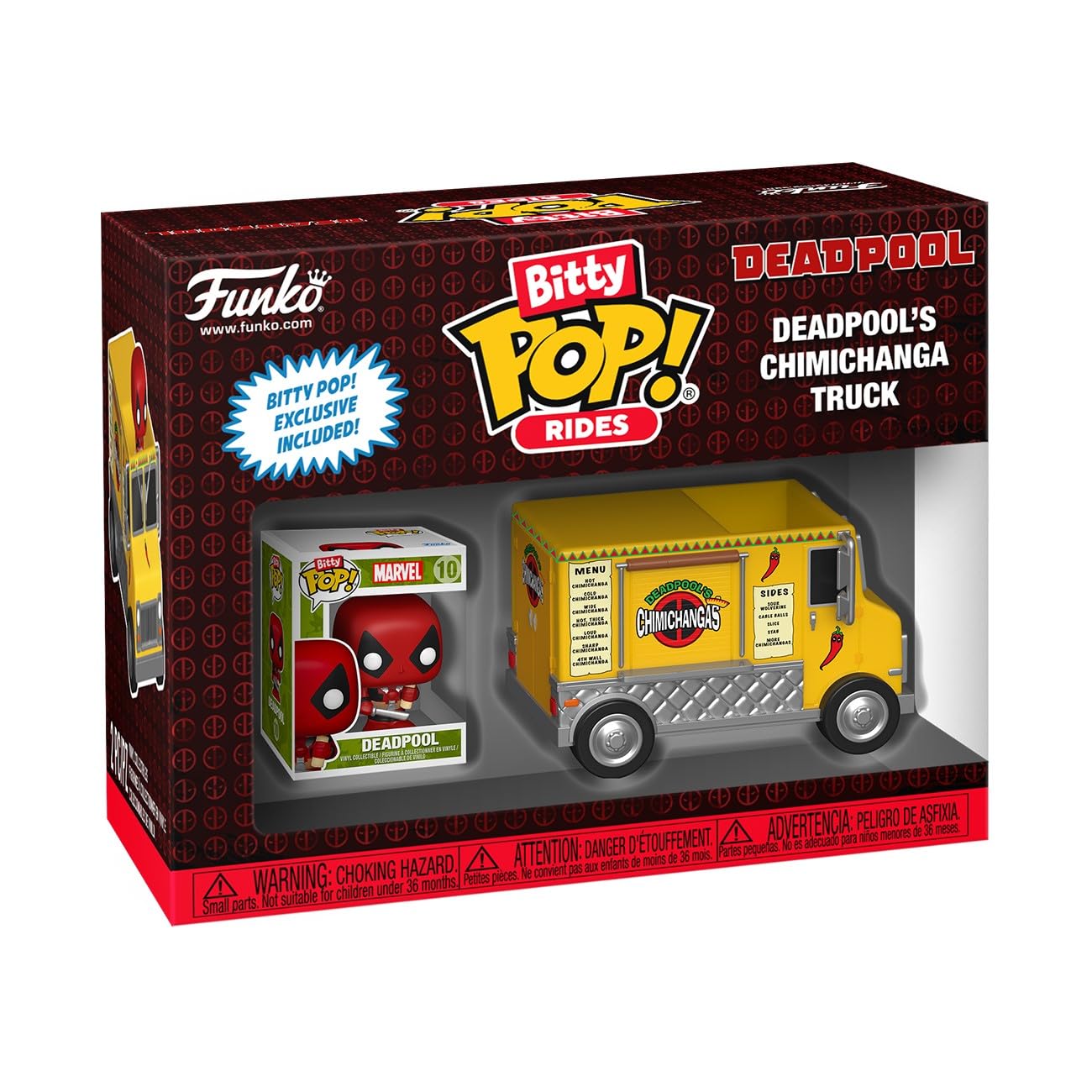 Funko Pop Bitty Ride: Marvel - Deadpool with Chimichanga Truck - Collectable Vinyl Figure - Gift Idea - Official Merchandise - Toys for Kids & Adults…