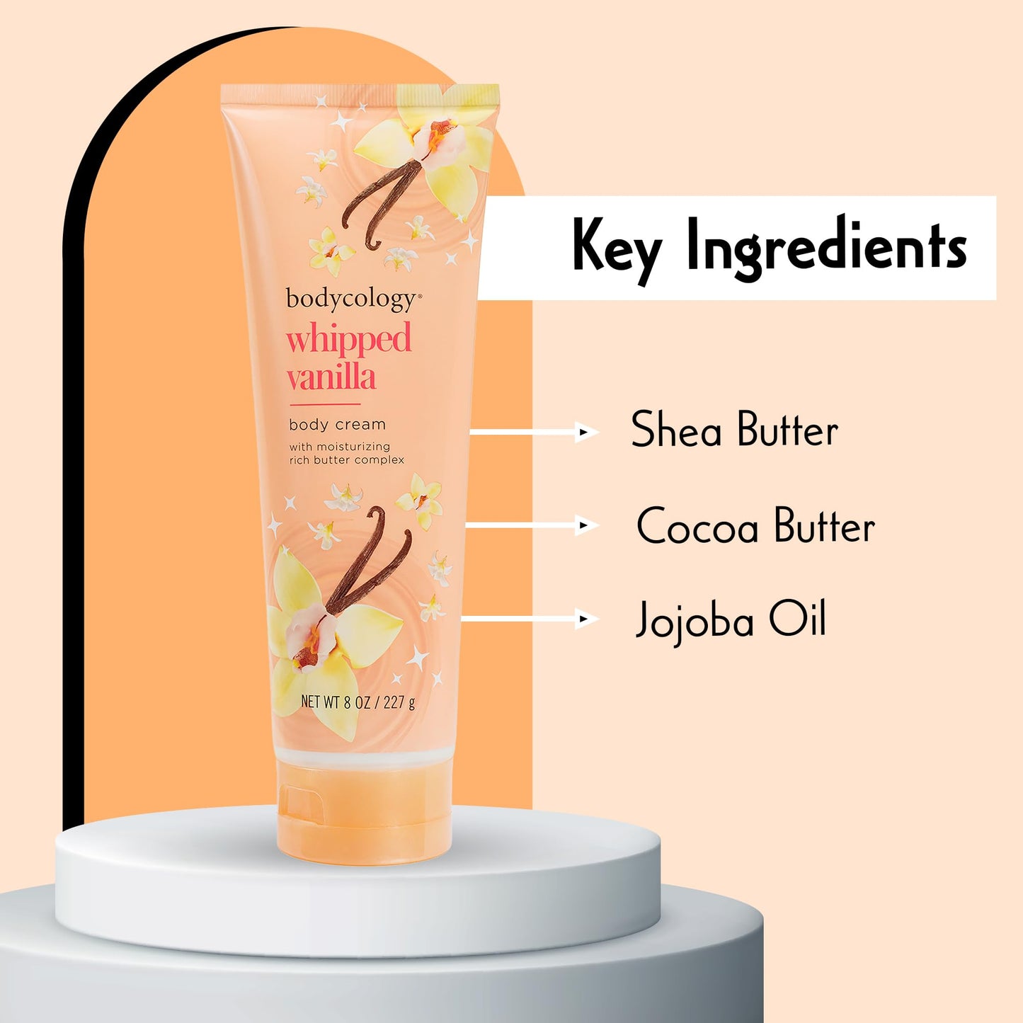 Bodycology Whipped Vanilla Body Cream Women 8 oz