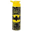 Silver Buffalo Batman Stainless Steel Water Bottle Featuring Batman Logo, 25 Ounces