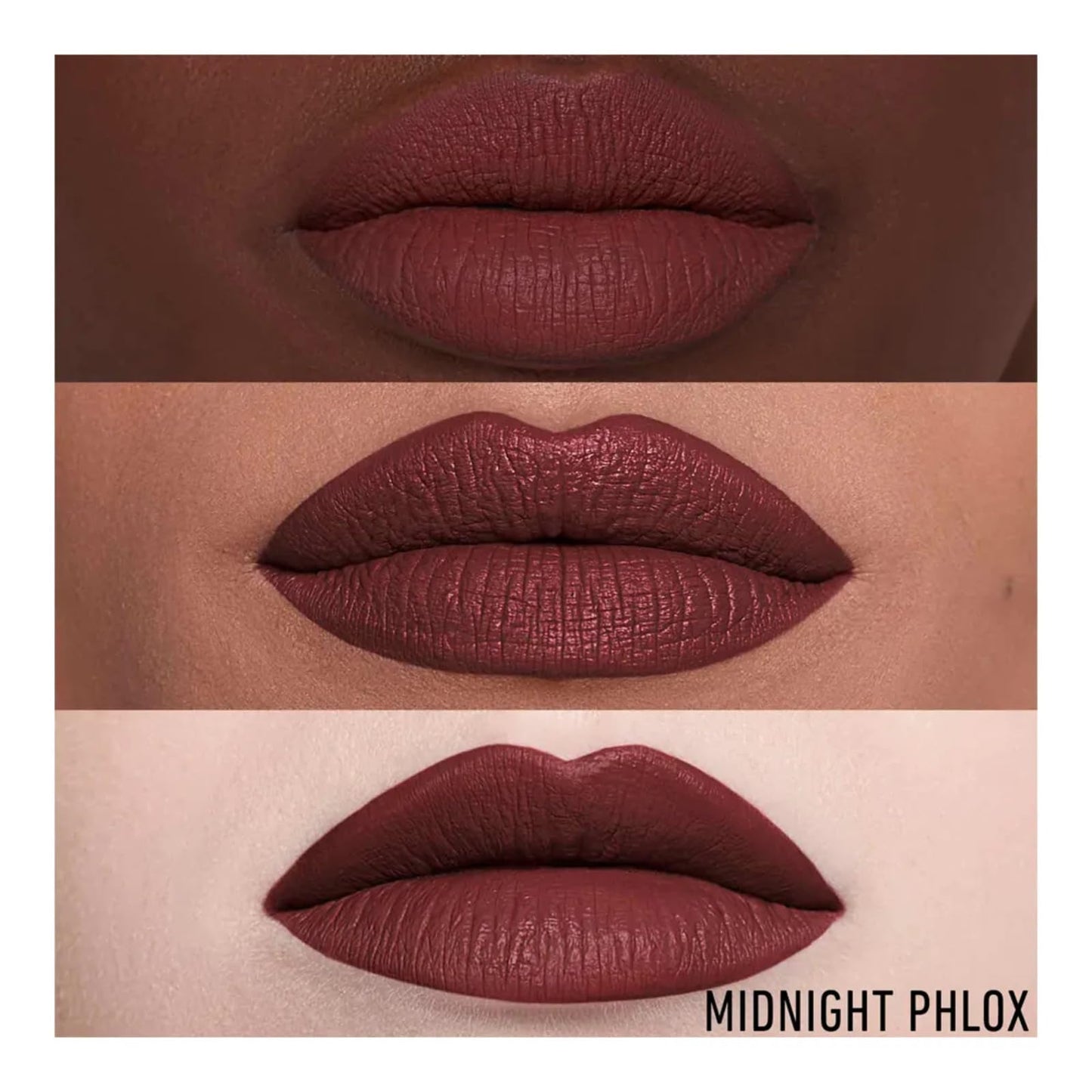 KVD Everlasting Hyperlight Liquid Lipstick - Midnight Phlox - Burgundy Plum, Transfer?Proof Matte, Lightweight All?Day Wear, Non?Drying, Vegan &