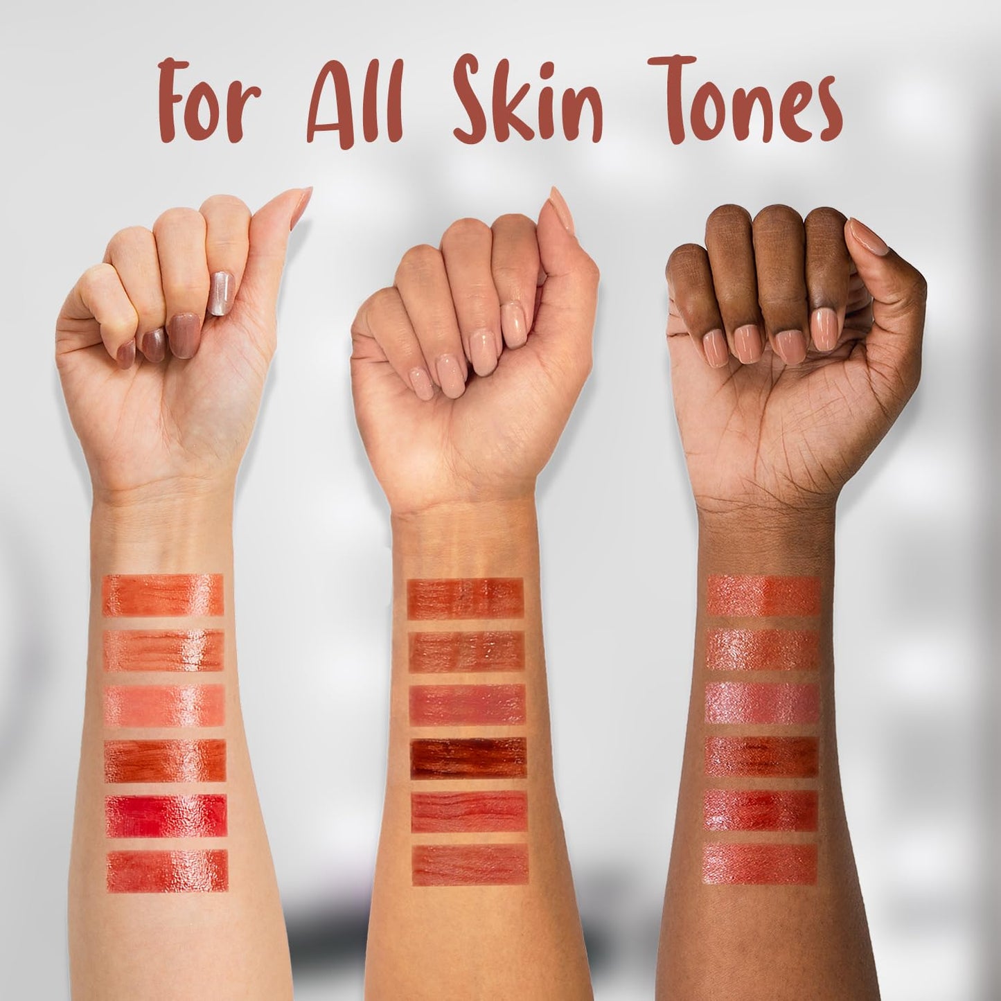 Profusion Cosmetics Lip Glaze Tinted Lip Gloss - Hydrating Lip Stain with Vitamins A & E, Buildable Color, Long Wearing Glossy Finish with Non-Sticky