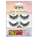 Ardell Winks 111 Lash Kit, Includes False Lashes, 144 Jewels, Lash Adhesive, Picker Tool - Complete False Eyelashes Set