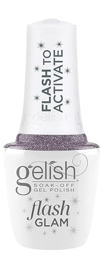 Gelish Flash Glam Sparkling Glitter Gel Polish - Time To Sparkle, 15 mL Beauty & Personal Care Gelish