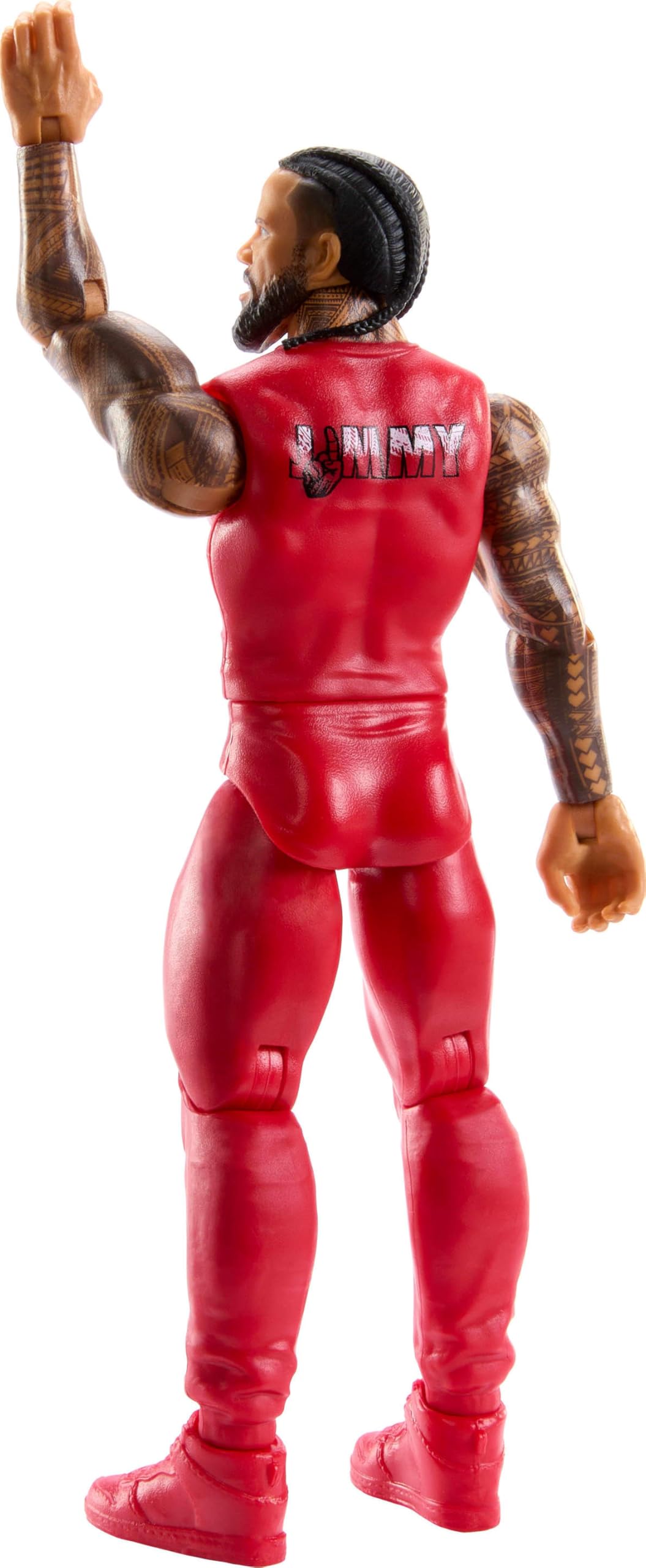 Mattel WWE Jimmy USO Action Figure, Main Event Series #155 6-inch Collectible with 10 Articulation Points & Life-Like Look