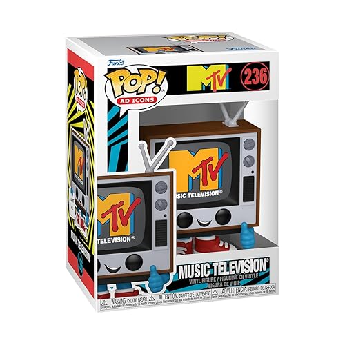 Funko POP! Ad Icons: MTV - MTV Logo - Collectable Vinyl Figure - Gift Idea - Official Merchandise - for Kids & Adults - Ad Icons Fans - Model Figure…