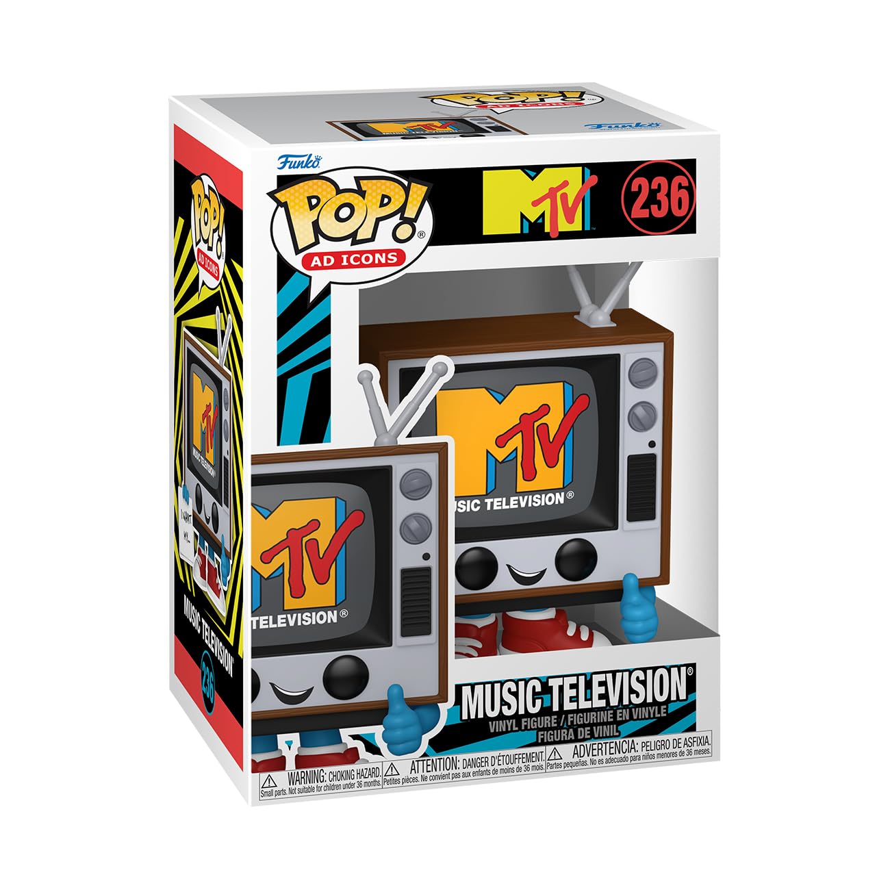 Funko POP! Ad Icons: MTV - MTV Logo - Collectable Vinyl Figure - Gift Idea - Official Merchandise - for Kids & Adults - Ad Icons Fans - Model Figure…