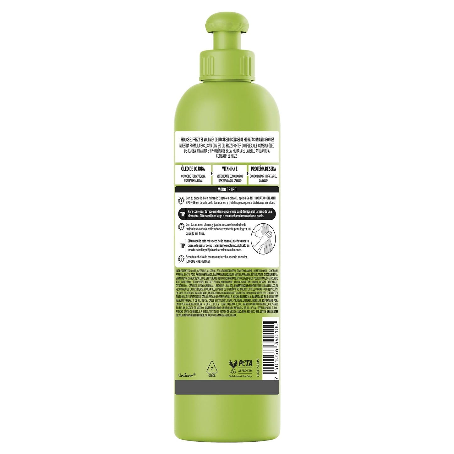 Sedal Anti Sponge with Hydracate Complex Combing Cream 300 ml